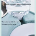 Dog And Cat Self-service Feeder Anti-knock Double Bowl Water Bottle Pet Supplies Stainless Steel Feeder Cat Drinking Fountain - Image 3