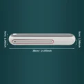 Magnetic Refillable Plastic Wrap Dispenser With Cutter, Tin Aluminum Foil Dispenser Cutter, Film Wrap Dispenser Kitchen Tool - Image 5