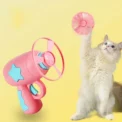 1 Set Cat Toy Interactive Pet Play Training Launcher 15pcs Flying Discs With Slight Sound Kitten Playing Toy Pet Cat Accessories - Image 5