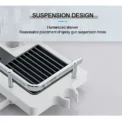 Shower Storage Holder Bathroom Shelf Pole Shelves Shampoo Tray Stand No Drilling Lifting Bathroom Shower Storage Rack Organizer - Image 3
