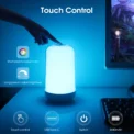 Bluetooth Smart Touch Bedside Table Lamp Dimmable RGB LED Night Light USB Rechargeable kids Desk Lamp Room Outdoor Camping Decor - Image 3