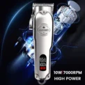 Professional Dog Hair Clipper All Metal Rechargeable Pet Trimmer Cat Shaver Cutting Machine Puppy Grooming Haircut Low Noice - Image 3