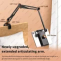 Tablet Bracket for Bed iPad Stand 360° Rotating Bed Tablet Mount Stand with 90cm Metal Arm For 4.7~12.9 inch Phone Tablet Holder - Image 2