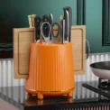 1Pc Rotating Knife Holder,Utensil Holder Cutlery,Spoon Chopsticks Fork Storage Holder Organizer,Multifunctional Kitchen Storage - Image 3