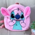 New Stitch Plush Backpack Cartoon Fashion 3d Mini Women's Backpack Large Capacity Cute Children's Schoolbag C - Image 2