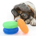 Squeaky Pet Dog Interactive Chew Toy Puppy Bite Resistant Thorn Barbed Tooth Cleaning Toy TPR Molar Chew Toys for Dogs - Image 2