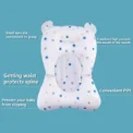 Baby Bath Seat Support Mat Foldable Baby Bath Tub Pad & Chair Newborn Bathtub Pillow Infant Anti-Slip Soft - Image 4