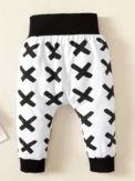 Summer Baby Boys Clothing Set Short Sleeve Letter Print Jumpsuit + Pant + Hat 3pcs Outfit Clothing Set - Image 4