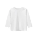 Teenage Tees|unisex Cotton Long Sleeve T-shirt For Kids - Solid Color Base Tee - Image 4