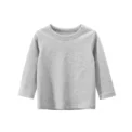 Teenage Tees|unisex Cotton Long Sleeve T-shirt For Kids - Solid Color Base Tee - Image 5