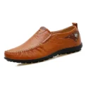 Leather Shoes Men Fashion Leather Genuine High Quality Luxury Comfortable Men Casual Driving Shoes Plus Size 37-47 - Image 4