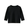 Teenage Tees|unisex Cotton Long Sleeve T-shirt For Kids - Solid Color Base Tee - Image 6