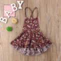 Summer Toddler Baby Girl Backless bandages Dress Kid Floral Princess Party wedding holiday Dresses Sundress - Image 4
