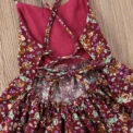 Summer Toddler Baby Girl Backless bandages Dress Kid Floral Princess Party wedding holiday Dresses Sundress - Image 5