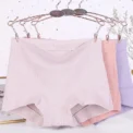 1pcs Cotton Women Panties Lady Plus Size Flat Corner Underwear Large Size High Waist Breathable Solid Color Female Briefs - Image 2
