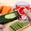 New 3 in 1 Magic Trio Peeler Set Slicer Shredder Peeler Julienne Cutter Multi Peel Blade Zesters Grater Kitchen Tool Accessories - Image 4
