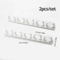 2pcs Grey Plastic Kitchen Jar Rack Wall-Mounted Adhesive Seasoning Bottles Holder Spice Bottle Holder Tool Kitchen Storage Rack - - Image 6