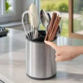 Stainless Steel Cutlery Holder Household Tableware Drainboard Spoon Storage Kitchen Organizer Drainer Dish Drying Rack - Image 4
