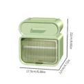 Toilet Tissue Holder Storage Organizer Bathroom Square Tissue Box Wall-Mounted Double Layer Storage Rack Toilet Roll Holder - Image 6