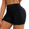 Women High Waist Workout Shorts Yoga Short Pant - Image 5