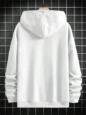 Street Letter Print Hoodie Men's Pocket Drawstring Pullover Soft Sweatshirt Autumn Casual Wear - Image 2