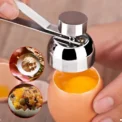 Stainless Steel Egg Topper Cutter Metal Egg Scissors Boiled Raw Opener Creative Kitchen Tool Gadgets Accessories Cool Gadgets - Image 2