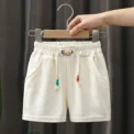 New Summer Boys Shorts Candy Color Beach Shorts for Kids Casual Elastic Waist Children Short Pants Sport Clothing Outwear - Image 3