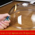 (1pc)Microwave Oven Splash Proof Cover, High Temperature Resistant Food Heating Cover, Food Preservation Cover, Oil Proof Cover - Image 4