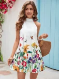 New women's sleeveless dress, holiday style sleeveless dress, women's clothing - Image 4
