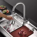 2/3 Modes Universal Kitchen Faucet Adapter 360 Rotation Faucet Filter Extenders Kitchen Gadgets Spray Water Saving Tap Nozzle - Image 3