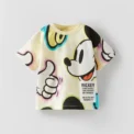 Minnie Print T-shirts For Girls New Summer Costume Short Sleeve Tees Children Cartoon Print Round Neck Base Shirt Cute Tops - Image 3