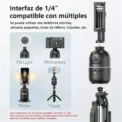 Smart Auto Face Tracking Desktop AI Gimbal for Smartphone & Action Camera 360 Rotation Follow Focus Vlog Kit, Option with Tripod - Image 6