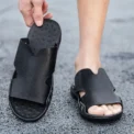 YRZL Men Slippers Casual Sandals Lightweight Comfortable Summer Slides for Men Big Size Breathable Slippers Soft Beach Footwear - Image 3