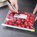 60/10PCS Reusable Zipper Bag Stand Up Zip Freezer Bags Refrigerator Vegetable Fruit Sealing Containers Leakproof Storage Pouch - Image 3