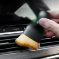 Car Interior Cleaning Tool Artificial Car Brush Crevice Dusting Detailing Car Air Vent Cleaning Soft Brush with Casing - Image 4