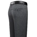 Mens Trousers Business Casual Pants Summer Autumn Dress Straight Pants Elastic Black Grey Loose Formal Pants - Image 4