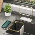 Kitchen Sink Filter Rack Foldable Sink Strainer Mesh Bag Stand Waste Garbage Net Shelf Disposable Garbage Mesh Bag Kitchen Gadge - Image 4