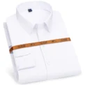 New men's dress shirt long sleeve thin free ironing business casual slim-fit fashion breathable high quality solid color - Image 4