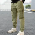 New Spring Autumn Boys Pants Casual Long Style Trousers For Kids 3- 12 Years Old Teenage Children Sport Outdoor Pants - Image 4