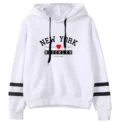 Hoodies Womens Sweatshirts Print Daily Versatile Pullovers Stripe Jogging Sports Clothing Casual Street Woman Hooded Tops - Image 6