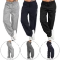 2024 Fashion Casual Joggers Women's Hip Hop High Waist Baggy Sweatpants Running Jogging Sports Pants Trousers Casual Streetwear - Image 4