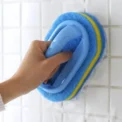Cleaning Brush with Handle Kitchen Sponge Wipe Thickening Bathroom Tile Cleaning Sponge Household Stain Removal Clean Tools