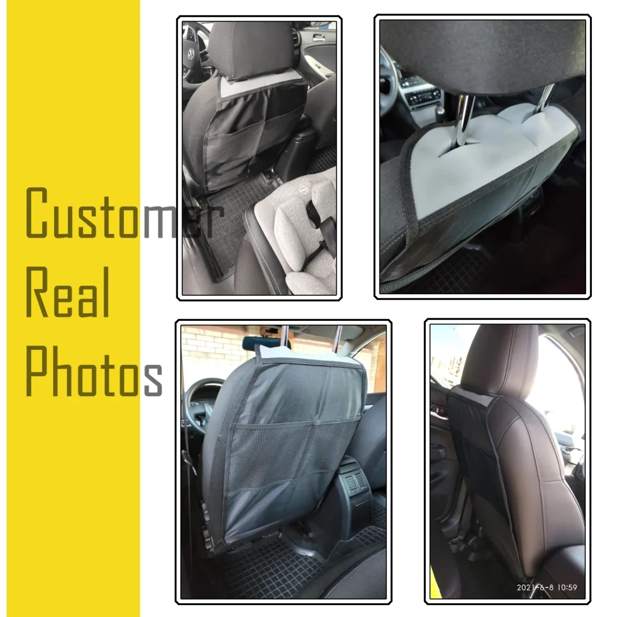 Car Seat Back Protector Cover for Children Kids Baby Anti Mud Dirt Auto Seat Cover Anti Kick Mat Pad Seat Cover Car Accessories - Image 5