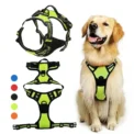 Reflective Adjustable Breathable Vest Chest Strap for Small Medium Large Dogs Pet Dog Harness Cat Puppy Collar Dog Accessoires - Image 2