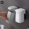 Creative New Magnetic Suction Mouthwash Cup Wall-mounted Toothbrush Rack Brushing Cup Home Bathroom Supplies