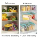 60/10PCS Reusable Zipper Bag Stand Up Zip Freezer Bags Refrigerator Vegetable Fruit Sealing Containers Leakproof Storage Pouch - Image 6
