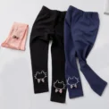 Cute Spring Summer Fashion Girls Kids Pants Toddler Children's Leggings Cotton Elastic Waist Legging 2-8 Years Girls Trousers