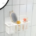 1PC Wall Mounted Toothbrush Holder Set for Bathroom. Spoons and Forks Holder for Kitchen- Space Saving Toothbrush Storage - Image 3