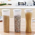 Noodles Storage Container Food Grade Plastic Airtight Kitchen Organizer Multi Compartment Sealed Can Pantry Dry Food Supplies - Image 5