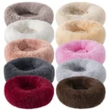 Super Soft Pet Cat Bed Plush Full Size Washable Calm Bed Donut Bed Comfortable Sleeping Artifact Suitable For All Kinds Of Cats - Image 5